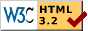 W3C Valid HTML 3.2